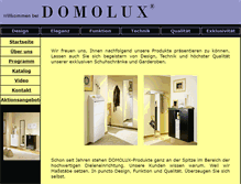 Tablet Screenshot of domolux.net